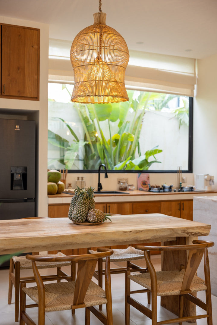 Boho Stuhl Alara aus Teakholz