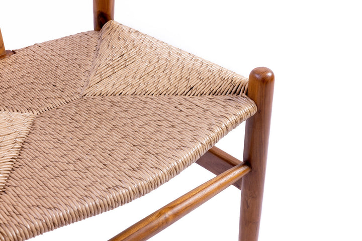 Boho Stuhl Alara aus Teakholz