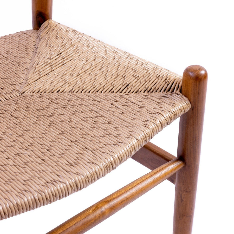 Boho Stuhl Alara aus Teakholz