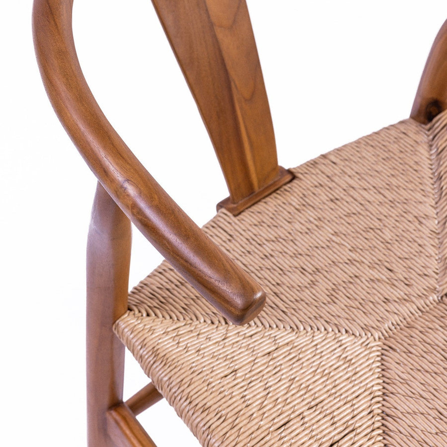 Boho Stuhl Alara aus Teakholz