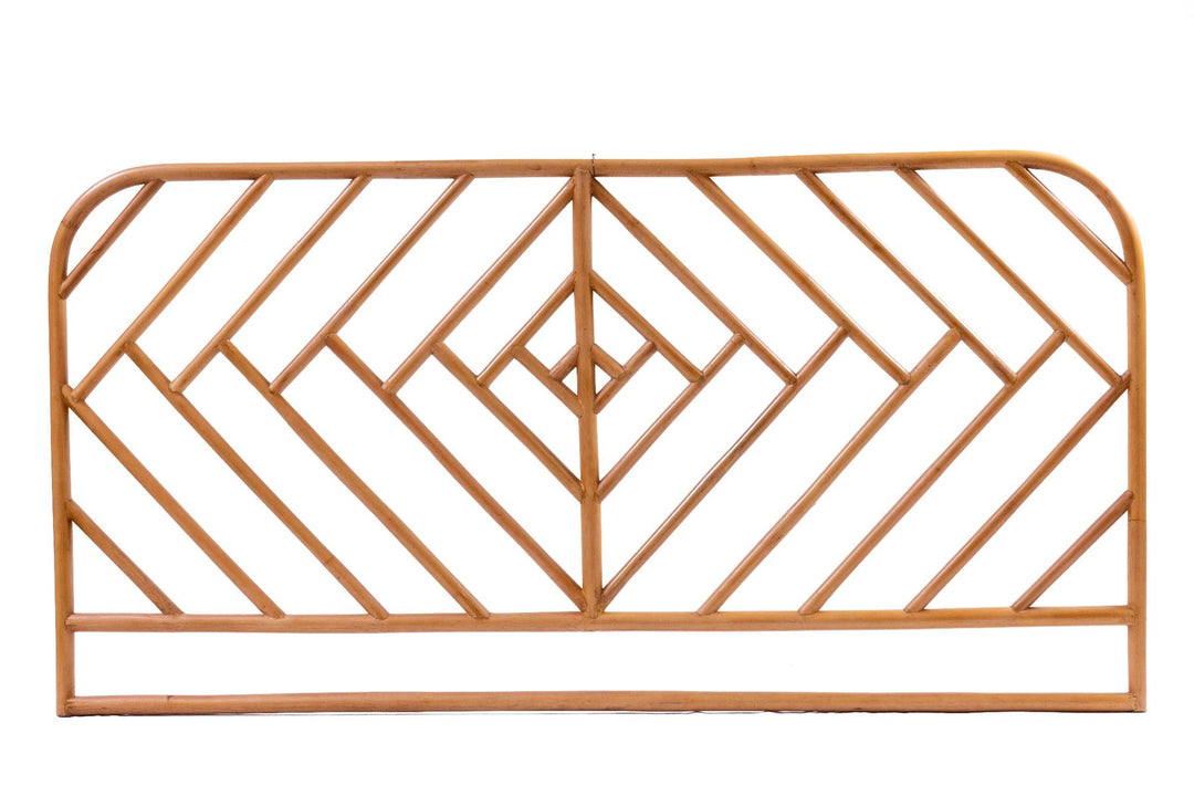 Bett Kopfteil Naela aus Rattan, naturbelassen