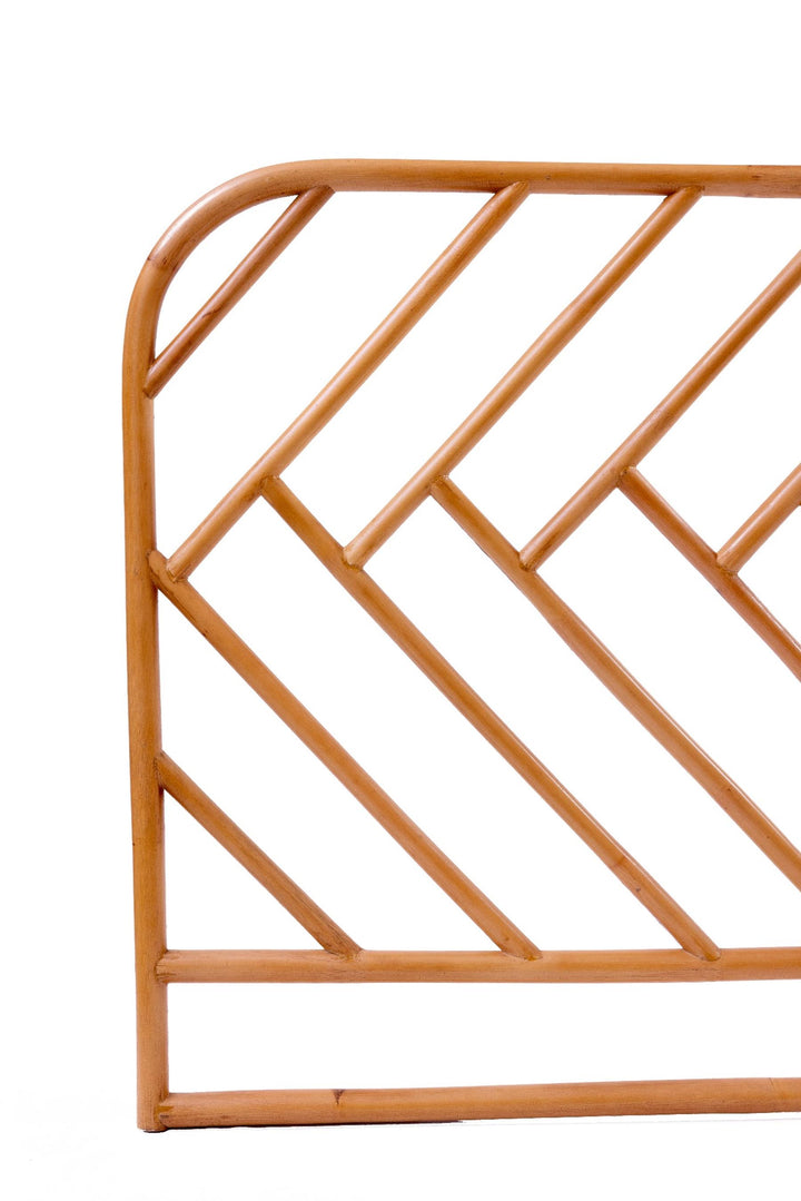 Bett Kopfteil Naela aus Rattan, naturbelassen